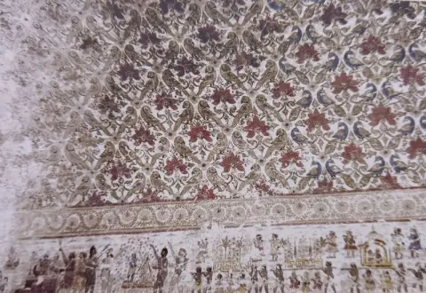 आकल्पन व आकृतियां : श्री लक्ष्मण जू मंदिर : लिधौरा जिला निवाड़ी : अठारहवीं सदी