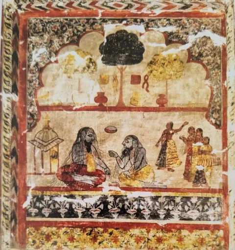 निकट दृश्य : भगवान शंकर : राजा महल : ओरछा : सत्रहवी सदी