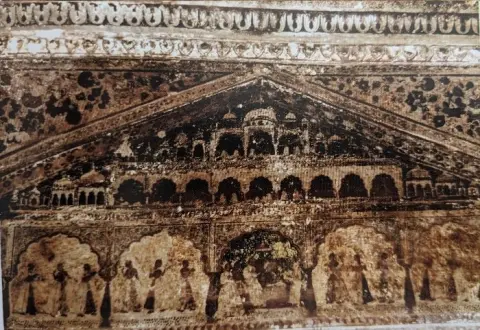 राम दरबार : राजा महल : ओरछा : सत्रहवीं सदी