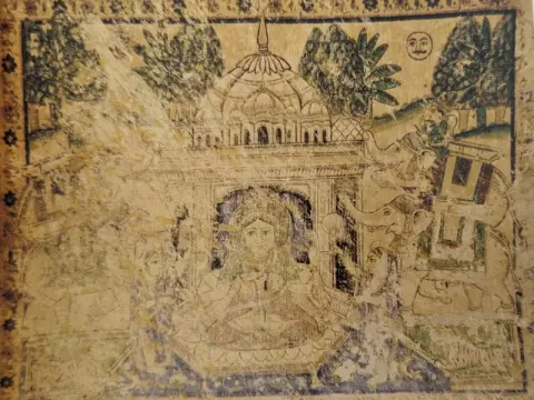 गजलक्ष्मी : लक्ष्मी मंदिर :ओरछा : सत्रहवीं सदी