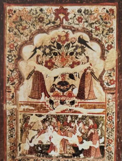 कृष्णलीला : राजा महल : ओरछा : सत्रहवीं सदी