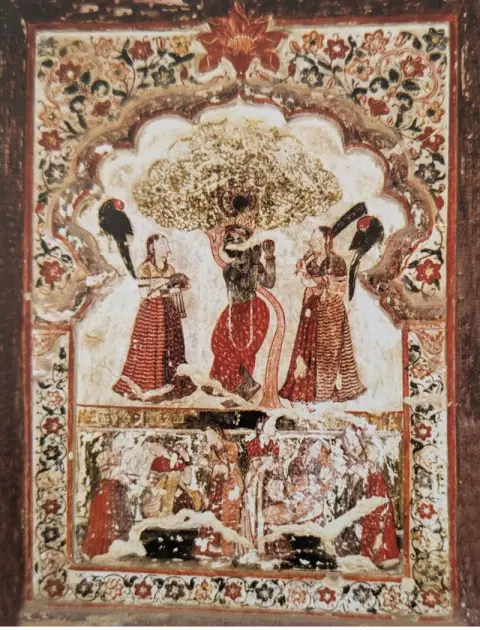कृष्णलीला : राजा महल : ओरछा : सत्रहवीं सदी
