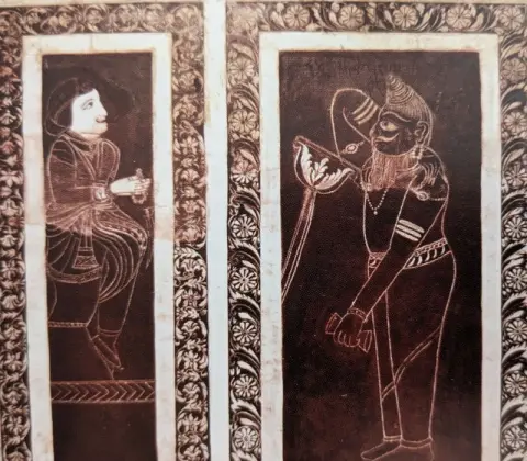 वणिक तथा सन्यासी : लक्ष्मी मंदिर :ओरछा : सत्रहवीं सदी