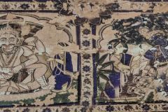 नृसिंह अवतार व कदंब के नीचे नृत्यरत कृष्ण : रामराजा मंदिर : ओरछा : सोलहवीं सदी  