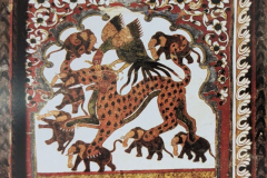  काल्पनिक पशु : राजा महल : ओरछा : सत्रहवीं सदी   