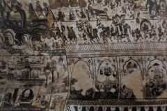 कृष्ण की विभिन्न लीलाएं : लक्ष्मी मंदिर : ओरछा : सत्रहवीं सदी 