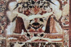 कृष्णलीला तथा नृत्य व मृदंग बजाती स्त्रियां : राजा महल : ओरछा : सत्रहवीं सदी 