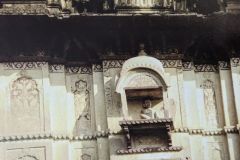 मंदिर की बाहरी भित्तियों पर किए गए आकल्पन : शिव मंदिर  : ओरछा : सत्रहवीं सदी     