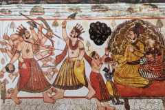 परशुराम युद्ध तथा वामनावतार : राजा महल : ओरछा : सत्रहवीं सदी 