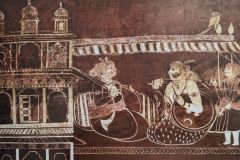 राजा व सेनापति : लक्ष्मी मंदिर :ओरछा : सत्रहवीं सदी 