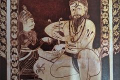  साधु व राजपुरुष  : लक्ष्मी मंदिर :ओरछा : सत्रहवीं सदी 