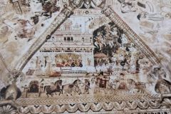 संभवत राम दरबार : लक्ष्मी मंदिर :ओरछा : सत्रहवीं सदी    