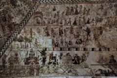 संभवत वट सावित्री पर्व व कृष्णलीला तथा रावण : लक्ष्मी मंदिर :ओरछा : सत्रहवीं सदी 