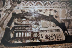 सतखंड महल में नृत्यांगना संभवत : प्रवीण राय : लक्ष्मी मंदिर :ओरछा : सत्रहवीं सदी     