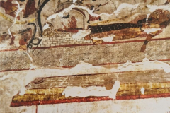 कृष्णलीला तथा नृत्य व मृदंग बजाती स्त्रियां : राजा महल : ओरछा : सत्रहवीं सदी 