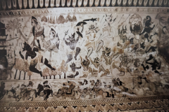 सूर्पणखां प्रसंग व युद्ध दृश्य : लक्ष्मी मंदिर :ओरछा : सत्रहवीं सदी   
