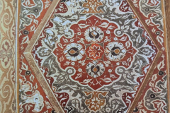 छतों पर किए गए आकल्पन : वीरसिंह जुदेव महल ( सतखंड़ा महल ) : दतिया : सत्रहवीं सदी 