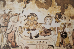 भगवान राम का राज्याभिषेक : पारीच्छत की समाधि : दतिया : उन्नीसवीं सदी  