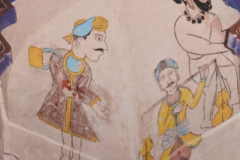 चार आकृतियों : गोसाई छतरी : दतिया : उन्नीसवीं सदी 