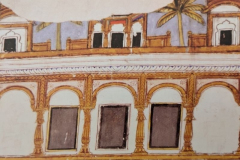 द्वारों का अंकन : राजा भवानीसिंह कक्ष : दतिया : उन्नीसवीं सदी