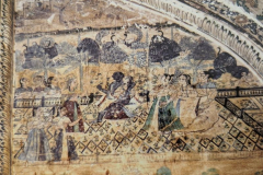 झूला झूलते राधा-कृष्ण : पारीच्छत की समाधि : दतिया : उन्नीसवीं सदी   