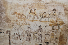 कृष्ण तथा गोप-गोपियाँ व अन्य दृश्य : पारीच्छत की समाधि : दतिया : उन्नीसवीं सदी   
