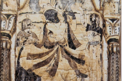 वेणुवादन करते कृष्ण : परिच्छत की समाधि : दतिया : उन्नीसवीं सदी 